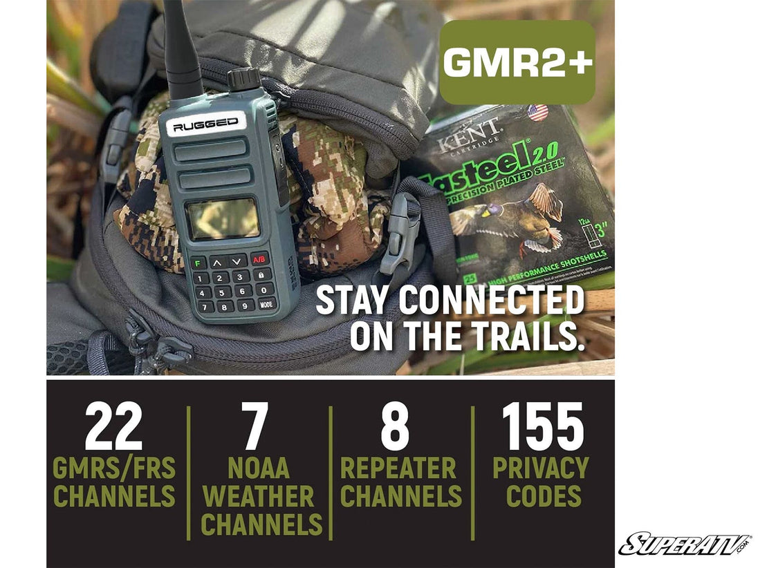 Rugged Radios - Rugged Radios Rugged GMR2 PLUS—GMRS and FRS Two-Way Handheld Radio - GMR2-PLUS